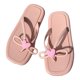 thumbnail image 1 of 2PCS Flip Flop PVC Patrón de corazón Casual Moda Elegante Sandalias de playa para mujeres Niñas Rosa 36-37 (Apto para 35-36 pies), 1 of 8