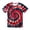 Red, variant on Gunia Shirts For Boys Tie Dye T Shirt Short Sleeve Skin-Friendly T Shirts 2-13 Years