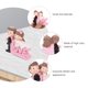 thumbnail image 3 of 1pc Día de San Valentín Resina Pareja Estatuilla Pequeña decoración de escritorio Estatuilla Regalo, 3 of 8