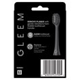 thumbnail image 3 of Gleem Electric Toothbrush Replacement Head, Soft, Black, 2 Count for Plaque Removal, 3 of 13