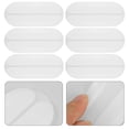 thumbnail image 3 of 6pcs Mini Silicone Shoulder Pads Invisible Shoulder Strap Pads Non-slip Shoulder Strap Gasket Lingerie Shoulder Pads Anti-slip Shoulder Clasp for Women Use White, 3 of 4