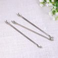 thumbnail image 3 of 2pcs Stainless Steel Medicine Spoon Lab Spoon 20 cm Double Headed Mini Spoon Home Pharmacy Silver, 3 of 5