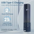 thumbnail image 5 of Marchpower Electric Toothbrush with Water Flosser, Upgraded 2 in 1 Cordless Toothbrush & Flosser Combo with 6 Modes & Memory Function, Portable Dental Cleaning Tool for Home & Travel, 5 of 8