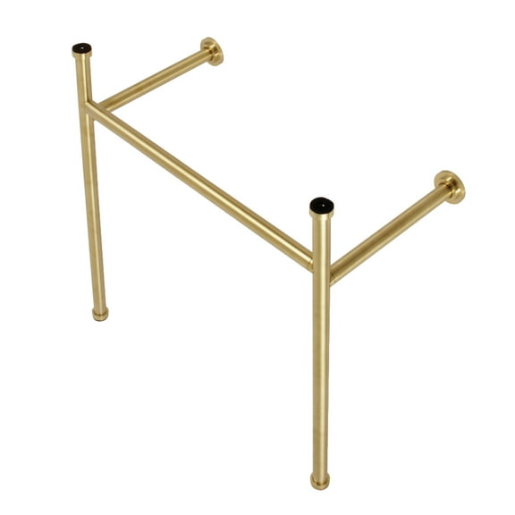 Fauceture VPB28147 Stainless Steel Console Sink Legs, Brushed Brass