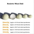 thumbnail image 4 of Pack of 3, 12/15/18/20/22mm American Roulette Ball Casino Roulette Game Replace, 4 of 14