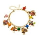 thumbnail image 5 of Pulsera de aleación de Acción de Gracias, Hoja de arce, Girasol, Pavo naranja, Adorno a mano Regalo, atmósfera festiva C, 5 of 6