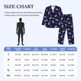 thumbnail image 4 of Disketp Game Pads for Pajamas Set Long Sleeve Sleepwear Mens Button Down Nightwear Pj Sets-Medium, 4 of 7