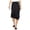 black, variant on Thalia Sodi Womens Flounce-Hem Asymmetrical Skirt, Black, Small