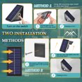 thumbnail image 2 of FKHouse Warm White Step Lights Outdoor Solar Powered Waterproof IP65,Solar Stair Light for Stair,Patio,Yard,Deck,Wall 16 Pack, 2 of 7