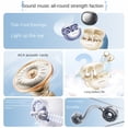 thumbnail image 2 of For Lenovo TA410 Open Ear Clip Bluetooth Earbuds, Bluetooth 5.4, ENC Clear Call, IPX5 Waterproof, 24H Playtime, Ultra Light Sports Headphones for iOS Android, 2 of 8