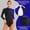 Royal Blue, variant on Raenseen Women Sparkle Rhinestone Gymnastic Leotard Ballet Dance Ice Skating Athletic Jumpsuit Purple XL