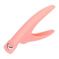 thumbnail image 6 of Yajisi Professional Nail Art Clipper Manicure Nail Tip Cutter Robust Simple Operating Fake False Nail Trimmer for Acrylic Extension DIY Pink U-Shaped French Style Scissors Grooming Tool (5.51 inches), 6 of 9