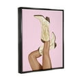 thumbnail image 3 of Stupell Pink Country Cowgirl Boots Beauty & Fashion Painting Black Floater Framed Art Print Wall Art, 3 of 6