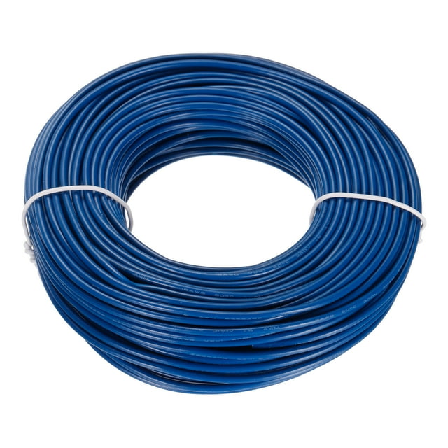 UL1007 18AWG Calibre Trenzado Conexión Cables, PVC Eléctrico Alambre Estañado Cobre Alambre 30 m/100 Pies Azul para Electrodomésticos Interno Conexión Cable