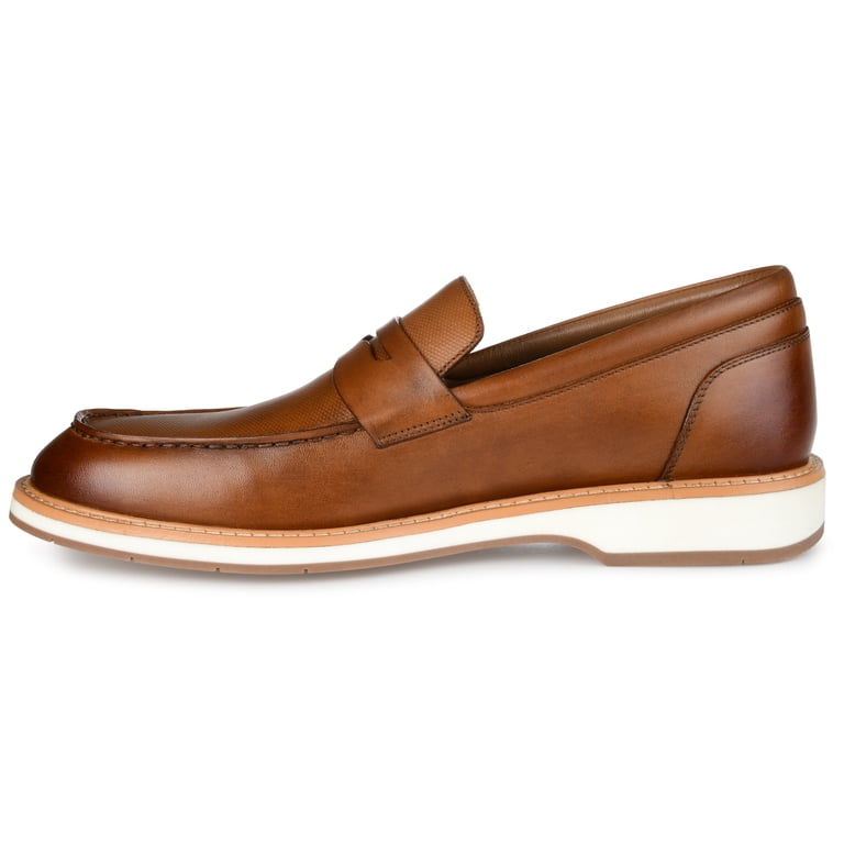 Thomas & Vine Mens Watkins Slip-on Penny Loafer, Widths 