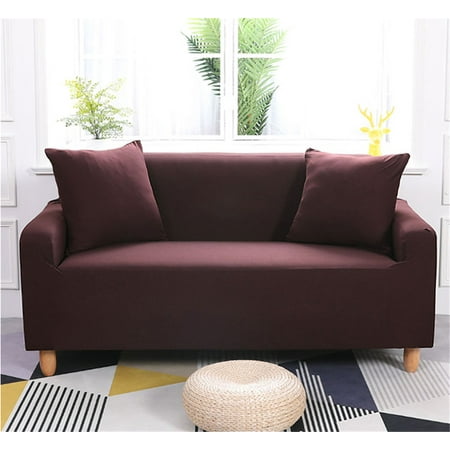 Stretch Sofa Slipcover,Furniture Cover / Slipcover, Fits T- Cushions, Sofa Furniture Cover Protector for 1/2/3/4