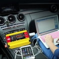 thumbnail image 4 of 12V to 110V Pure Sine Wave Car Power Inverter with LCD Display, 500W High-Efficiency, Dual USB Ports, Bluetooth 5.0 Multimedia Player, Metal Construction, Intelligent Protection for Camping, Road, 4 of 6