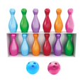 thumbnail image 1 of Juego de bolos para niños, juego de juguetes educativos para niños interactivos, habilidades motoras educativas para regalos de San Valentín, regalo,, 1 of 8