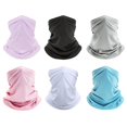 thumbnail image 1 of Mascarilla facial tipo bandana con polainas para cuello, paquete de 6 unidades, Finvizo Pink, 1 of 7