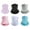 Multicolor Light 6, variant on 6 Pack Neck Gaiter Bandana Face Mask: Cooling Gator Mask Face Cover Neck Scarf Balaclava
