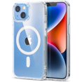 thumbnail image 1 of Magnetic Case for iPhone 14 6.1-Inch, Compatible with MagSafe Wireless Charging, Shockproof Phone Bumper Cover, Anti-Scratch Clearview, 1 of 7
