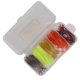 thumbnail image 5 of Kit de cebos blandos con anzuelos, 60 piezas/caja Señuelos de pesca con cebos blandos con anzuelos Juego de señuelos blandos de PVC Multifuncionales, 5 of 14