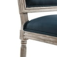 thumbnail image 6 of Modway Court 20" Modern Fabric Upholstered Dining Side Chair in Natural/Blue, 6 of 8