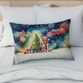 thumbnail image 4 of Merry Christmas and Happy New Year Santa Brittany Spaniel Holiday Xmas Winter 2025 Quilt Pillowcase Brittany Dog Lover Gifts Idea Throw Pillow Cover Bed Home Decor - 00024, 4 of 5