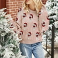 thumbnail image 3 of Christmas Sweaters for Women 2025 Long Sleeve Crewneck Glass Sequin Knitted Pullover Sweater Jumper Tops, 3 of 7