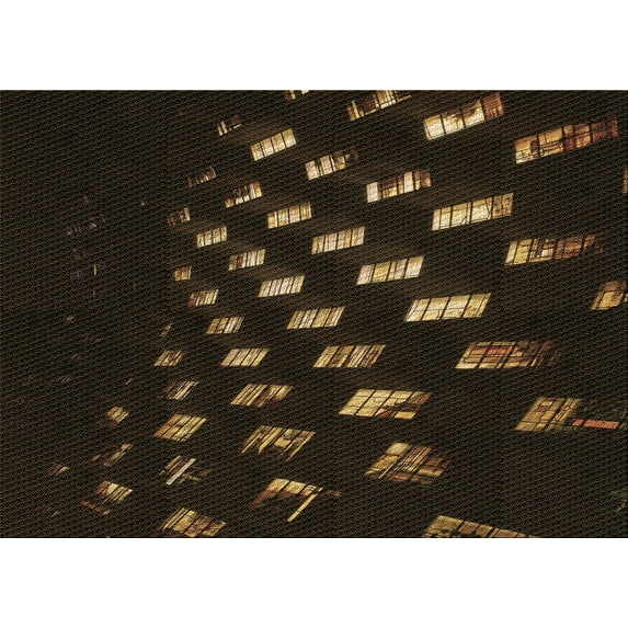 Ahgly Company Indoor Rectangle Patterned Night Black Area Rugs, 2' x 3'