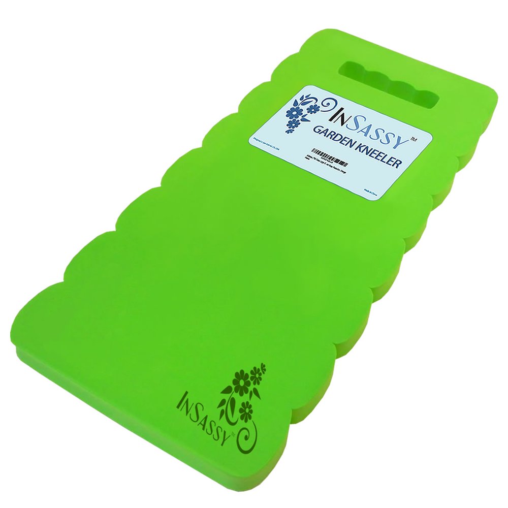InSassy (TM) Extra Large Garden Kneeler Wave Pad High Density Foam