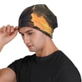 thumbnail image 3 of Xecao Sunset Meditating Doberman Print Beanie Knitted Hat for Men Women, Winter Fashion Knit Cuffed Caps Unisex, 3 of 7