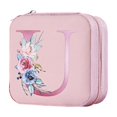 thumbnail image 2 of GOYDSY Simple Storage Jewelry Box, 26 Printed Letter Jewelry Organizer, Portable Storage Case for Rings, Earrings, and Necklaces, Stylish Jewelry Box Clearance Sales Today Deals Prime, 2 of 4