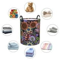 thumbnail image 6 of Haiem Vintage Floral Laundry Basket, Laundry Hamper, Collapsible Laundry Baskets, Dirty Clothes Hamper, Waterproof with Handles for College Dorm, Family-Medium, 6 of 8