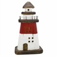 thumbnail image 3 of Wooden Lighthouse Decor Nautical Tabletop Centerpiece Decorative Lighthouses Ocean Beach Themed Sculpture Indoor Outdoor Wood Farmhouse Decoration for Party Mantel Table (Red), 3 of 6