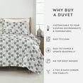 thumbnail image 6 of Duvet Cover Set - Ultra Soft & Breathable - Farmhouse Floral for Queen Size Bedding by Comfort Canopy, 6 of 15