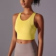 thumbnail image 5 of AherBiu Workout Tank Tops for Women Cropped Sports Bra Camisole Shirt Racerback Wide Strap Athletic Tanks, 5 of 9