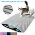 thumbnail image 2 of Cat Litter Mat Waterproof Double Layer EVA Foldable Pet Litter Mat Non-slip Sand Trapping Pad Washable Bed Mat Clean Pad Product, 2 of 9