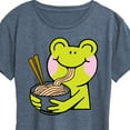 thumbnail image 3 of Instant Message - Kawaii - Ramen Noodles For Frog - Women's Short Sleeve Graphic T-Shirt, 3 of 6