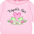 thumbnail image 3 of Inktastic Papa's Girl Heart Flowers Toddler Hoodie, 3 of 4