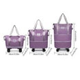 thumbnail image 2 of Large Capacity Travel Bag with Wheels, Universal Wheel Removable, Expandable Foldable Duffle Bag, 2 of 7