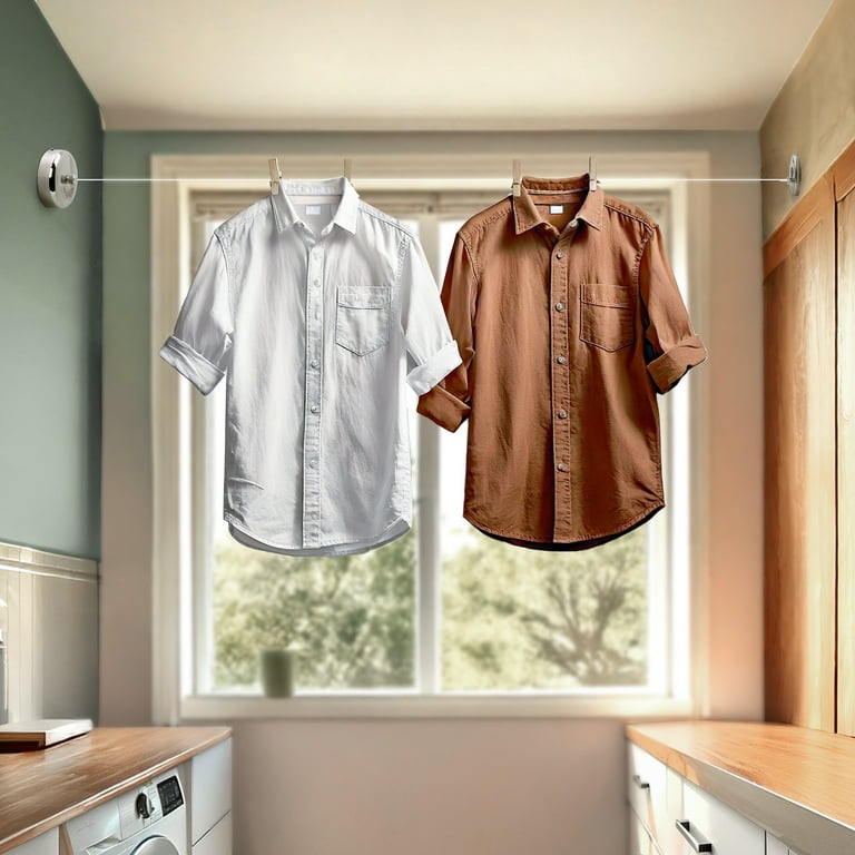 Mainstays Retractable Clothesline - 8ft Long