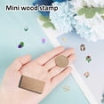 thumbnail image 4 of Square Wooden Stamps with Rubber for DIY Scrapbooking Skull 40x15x15mm, 4 of 9
