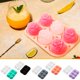 thumbnail image 1 of Bandeja de cubitos de hielo de silicona en forma de rosa con tapa - Molde reutilizable de 6 cavidades para cócteles, whisky, café - A prueba de fugas, fácil liberación, apto para lavavajillas, 1 of 3
