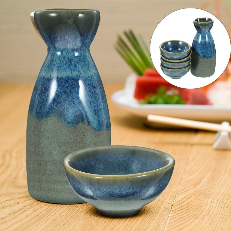 1 Set Sake Set Japanese Sake Pot Set Traditional Sake Cup Porcelain Sake  Pot Saki Cups 