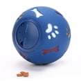 thumbnail image 1 of Juguete dispensador de golosinas para gatos azules, juguete interactivo para golosinas: ¡ejerce mientras se divierte y ayuda a perder peso!, 1 of 5