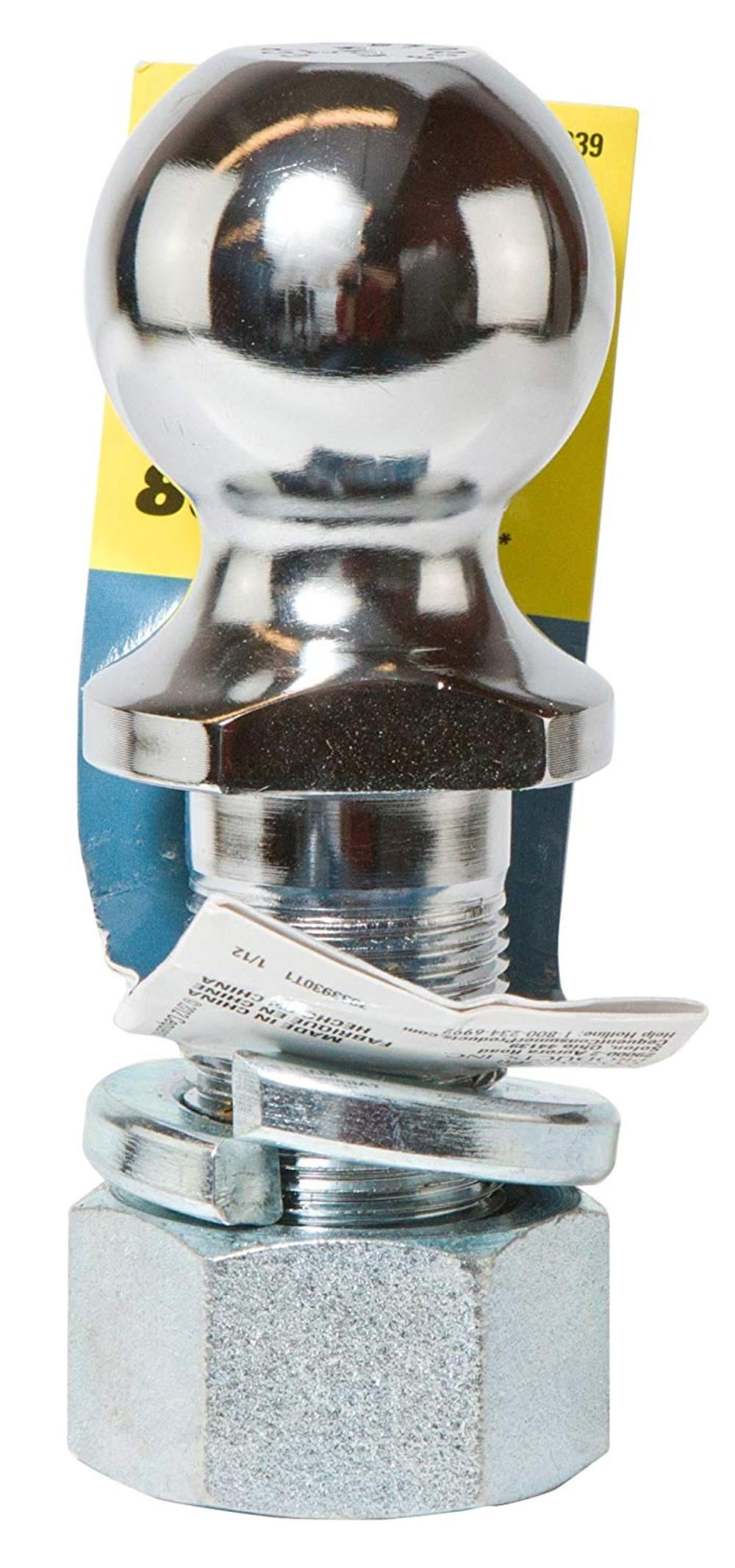 Capacity 8000 lb Reese Towpower 7033930 1-1//4 Chrome Class V Hitch Ball