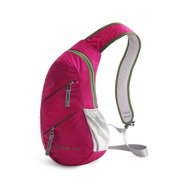 Jumpingount Bolso de hombro con múltiples bolsillos para hombre y mujer, bolso cruzado con cierre de cremallera para fiesta, monedero para teléfono, riñoneras Rojo Jumpingount AP014877-02