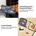 thumbnail image 4 of Cute Octopus 5 Pcs Kitchen Set Heat Resistant Oven Mitts and Non-Slip Pot Holders with Adjustable Cooking Apron, 4 of 6
