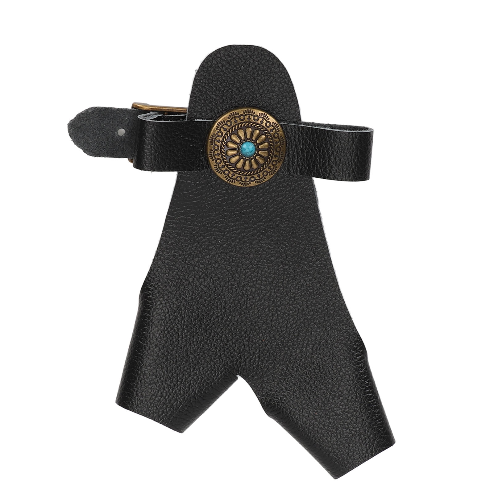 Gant De Protection Pour Tir à L'arc En Cuir PU - Réglable, Respirant - Pour Arc Traditionnel Et Loisirs - 9